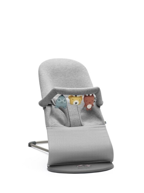 BABYBJORN - zabawka do leżaczka - Soft Friends - jasnoszara