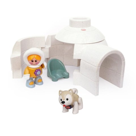 Igloo magnetyczny zestaw TOLO BIO First Friends 3+