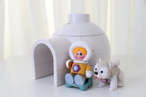 Igloo magnetyczny zestaw TOLO BIO First Friends 3+
