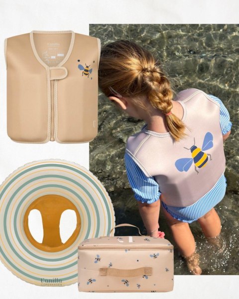 Kamizelka do pływania Neo Honeybee Beige 3-6L