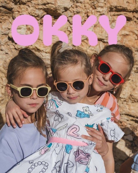 Okulary przeciwsłoneczne OKKY lilac 3-9 lat