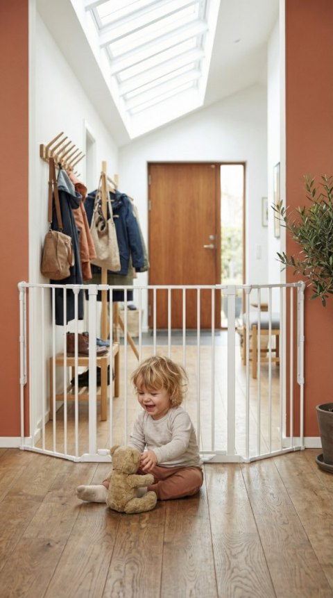 BabyDan - bramka ochronna Flex StepFree M, biała
