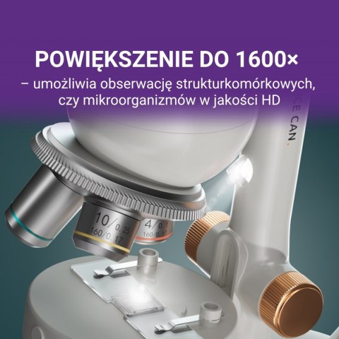 Mikroskop Młodego Badacza - Laboratorium 1600x 8+ Science Can