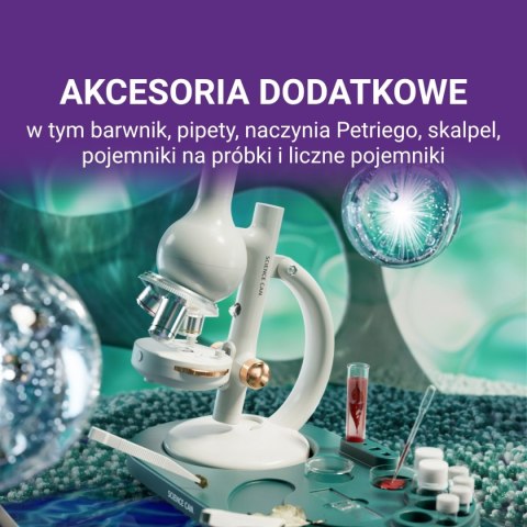 Mikroskop Młodego Badacza - Laboratorium 1600x 8+ Science Can