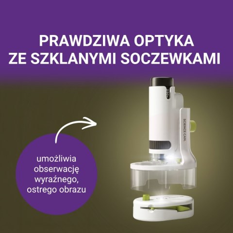 Przenośny Mikroskop Młodego Badacza 250x, 8+ Science Can