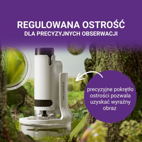 Przenośny Mikroskop Młodego Badacza 250x, 8+ Science Can