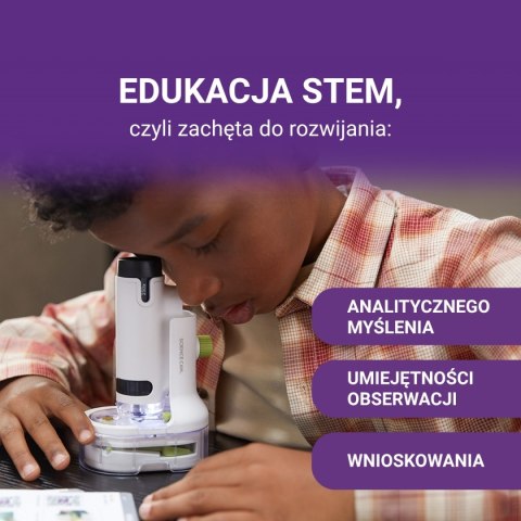 Przenośny Mikroskop Młodego Badacza 250x, 8+ Science Can