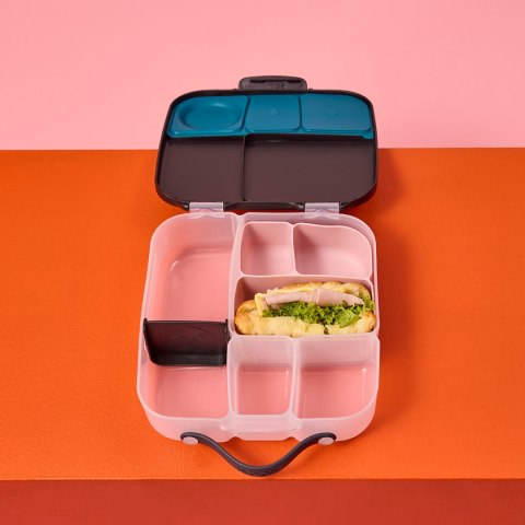 Silikonowy wkład do lunchboxa z dodatkowymi przegródkami, Berry, b.box