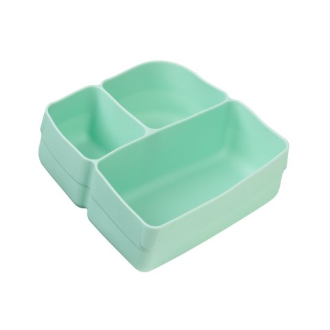 Silikonowy wkład do lunchboxa z dodatkowymi przegródkami, Forest, b.box