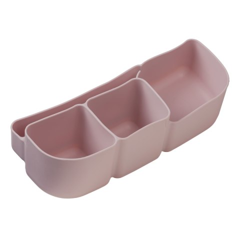 Silikonowy wkład do lunchboxa z przegrodą na sztućce, Berry, b.box