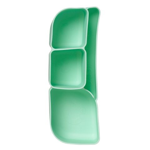 Silikonowy wkład do lunchboxa z przegrodą na sztućce, Forest, b.box