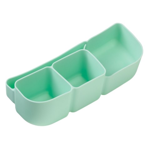 Silikonowy wkład do lunchboxa z przegrodą na sztućce, Forest, b.box