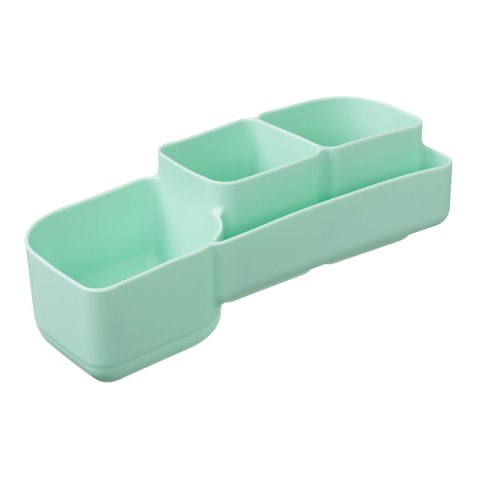 Silikonowy wkład do lunchboxa z przegrodą na sztućce, Forest, b.box