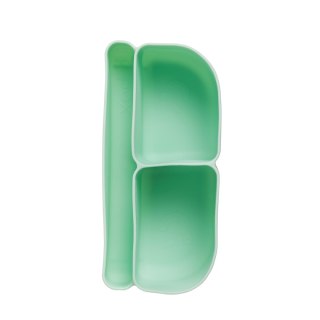 Silikonowy wkład do mini lunchboxa z przegrodą na sztućce, Forest, b.box