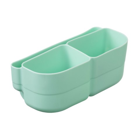 Silikonowy wkład do mini lunchboxa z przegrodą na sztućce, Forest, b.box