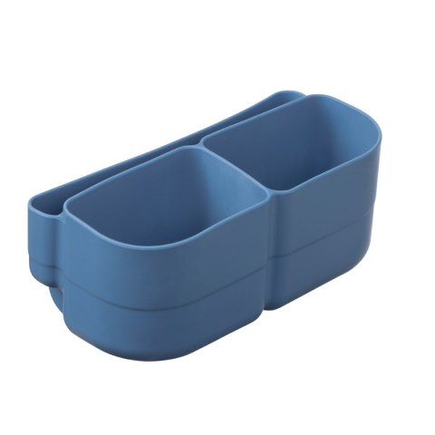 Silikonowy wkład do mini lunchboxa z przegrodą na sztućce, Ocean, b.box