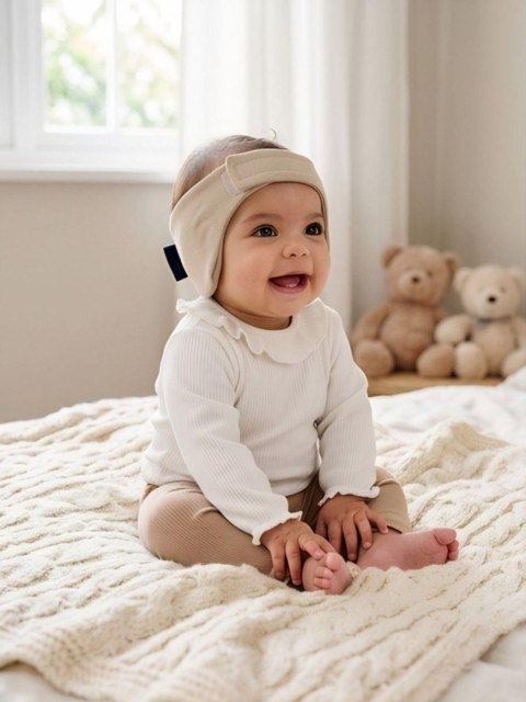 Słuchawki ochronne opaska DOOKY 6-12m Beige