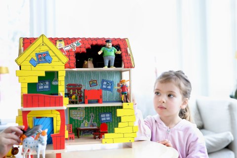 Domek dla lalek Willa Śmiesznotka Pippi Langstrumpf, zabawka dla dzieci