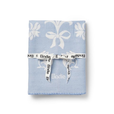 Elodie Details - kocyk żakardowy Jacquard, Blueberry Blue