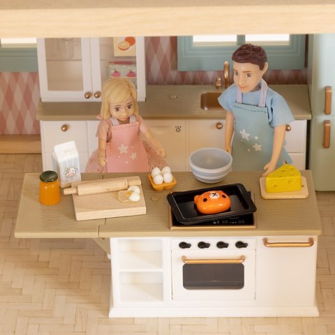 Akcesoria do pieczenia do domku dla lalek jedzenie zabawka kuchnia Lundby