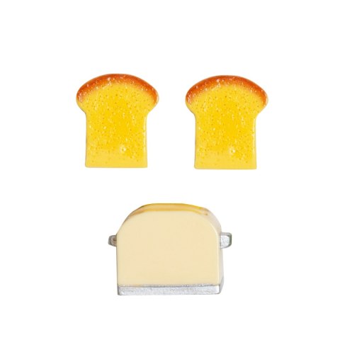 Akcesoria kuchenne zestaw Toster do domku dla lalek jedzenie zabawka Lundby
