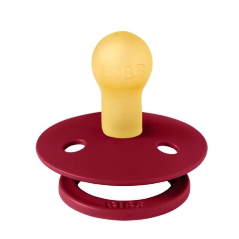 BIBS COLOUR 2-PACK CORAL & RUBY S Smoczek Uspokajający kauczuk Hevea