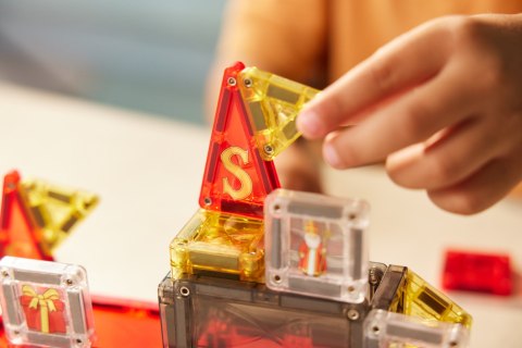 CLEVERCLIXX - klocki magnetyczne Mini Tiles Sinterklaas - 41 el.