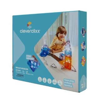 CLEVERCLIXX - klocki magnetyczne Space Mission Pack - 47 el.