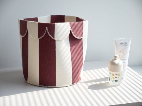 Childhome Kosz do przechowywania Biscuit Dreams 20 x 25 cm Burgundy