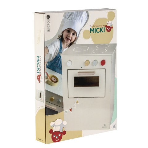 Drewniana kuchenka dla dzieci kuchnia piekarnik zabawa w gotowanie Micki