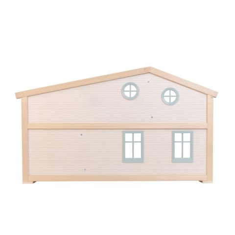 Drewniany domek dla lalek Star House zabawa lalkami dla dzieci Lundby