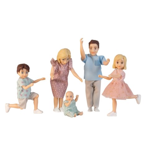 Lalki do domku dla lalek zestaw Charlie zabawka dla dzieci domek Lundby