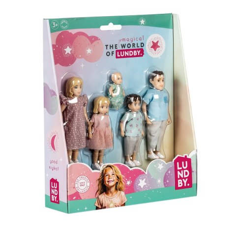 Lalki do domku dla lalek zestaw Charlie zabawka dla dzieci domek Lundby