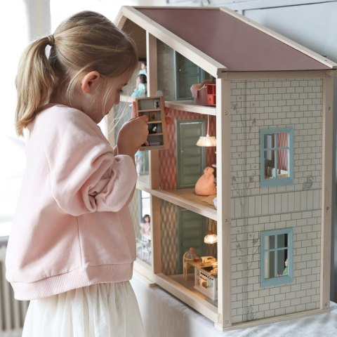 Oświetlenie domku dla lalek zestaw 2 lampy wiszące wyposażenie domki Lundby