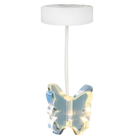 Oświetlenie domku dla lalek zestaw Lampa Motyl i pufa wyposażenie Lundby