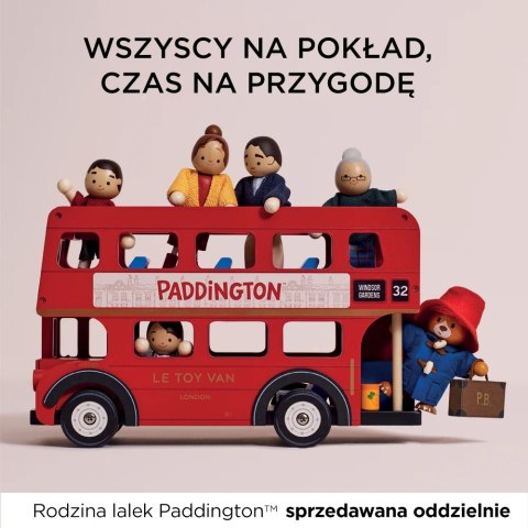 Paddington drewniany piętrowy autobus zabawka dla dzieci auto Le Toy Van