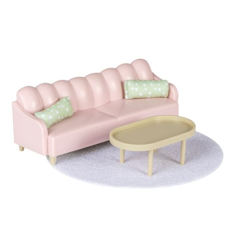 Zestaw mebli do salonu do domku dla lalek basic zabawka dla dzieci Lundby