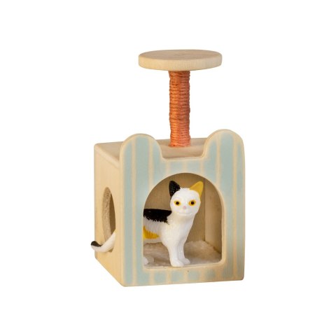 Zwierzątka koty do domku dla lalek figurki kotki zabawka dla dzieci Lundby