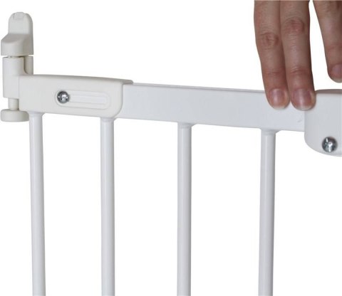 Baby Dan - Bramka ochronna Flexi Fit, metalowa, biała