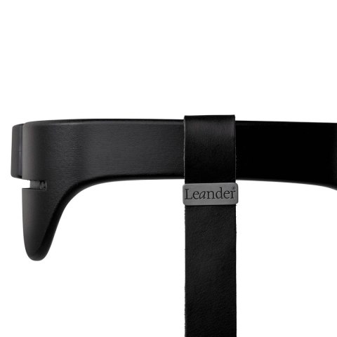 LEANDER - barierka do krzesełka do karmienia CLASSIC™ i LOUIE™, czarna