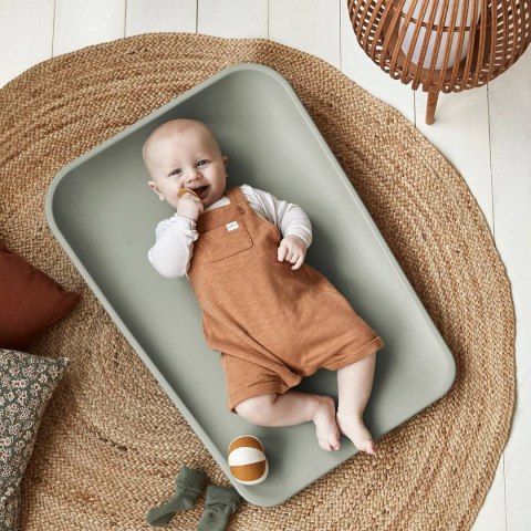 LEANDER - mata do przewijania MATTY™, sage green