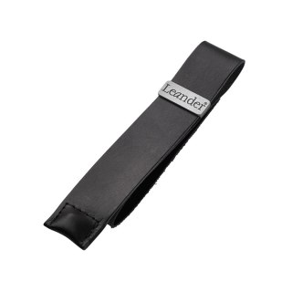 LEANDER - skórzany pasek zabezpieczający do krzesełka do karmienia CLASSIC™ i LOUIE™, szary