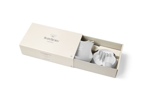 BABYBJORN - Zestaw obiadowy Dinnerware, 8 szt. - Grey