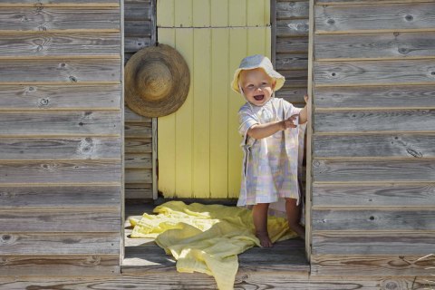 Elodie Details - Kocyk gnieciony - Sunny Day Yellow