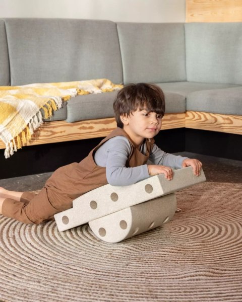 MODU - block round - sensoryczny blok piankowy, Sand Grey